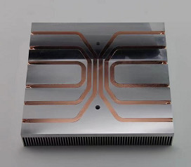 Buy cheap Copper Pipes Bonded Fin Heat Sink Aluminum Skiving Burried OEM For Locomotives from wholesalers