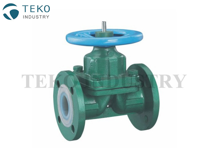 Buy cheap Plastic PTFE Lined Diaphragm Valves Full Bore Through Type For High Corrosive Liquid from wholesalers