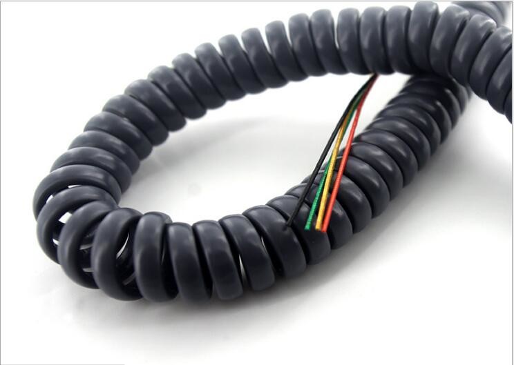 Buy cheap UL Power Spring Push Pull Coil Cord Cable Industrial Spiral Retractable from wholesalers