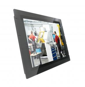 Buy cheap 15" Robust 1U Rack Mount Monitor , Rackmount LCD Monitor NEMA4 IP65 Front product
