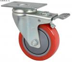 Buy cheap Extra Heavy Duty Industrial Polyurethane Caster Wheels Red Color For MIMA Forklift from wholesalers