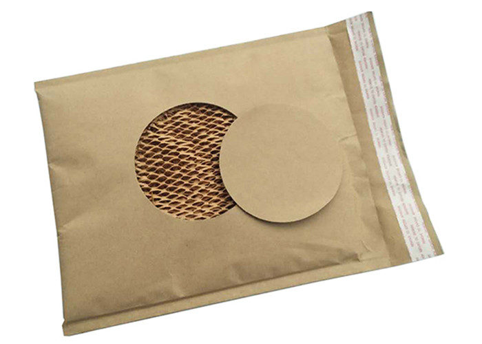 China Fully Compostable Content Padded Mailing Envelopes Honeycomb Form Paper Lining for sale