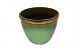 Buy cheap Smooth Curve Textured 8'' 9'' Large Decorative Pots For Indoor Plants from wholesalers