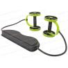 Buy cheap Stomach Workout Double AB Roller Wheel With Handle TPR Foot Straps from wholesalers