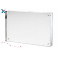 Buy cheap Double Sided Acrylic Photo Frame Clear Acrylic Magnetic Photo Frame In Size 8x8 product