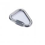 Buy cheap Marine Grade Steel Snap Hook Zinc Plated Triangle Shaped Quick Link Snap Hook from wholesalers