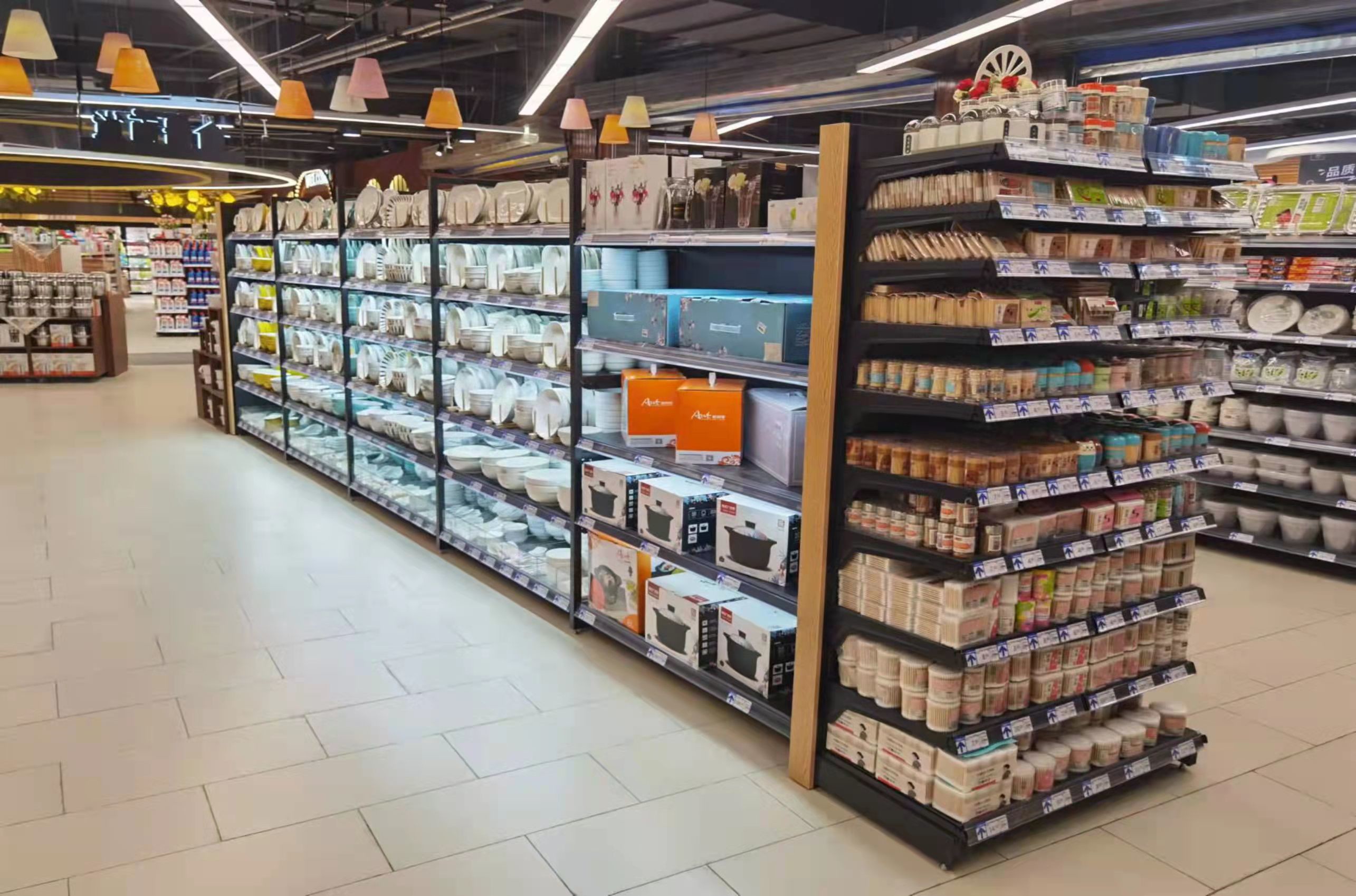 Buy cheap Manufacturer Convenience Store Display Shelves Hypermarket Shelving from wholesalers