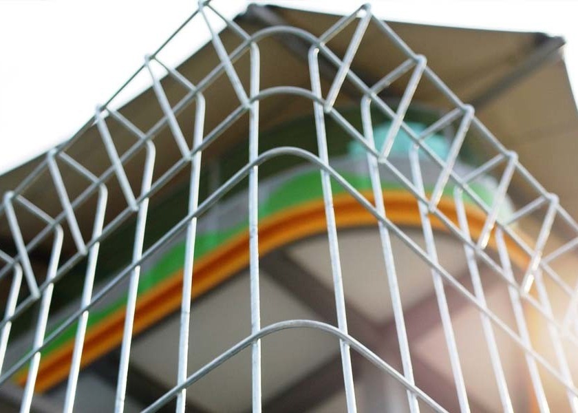 Buy cheap Decorative Triangle Bending BRC Park 5mm Roll Top Mesh Fencing from wholesalers