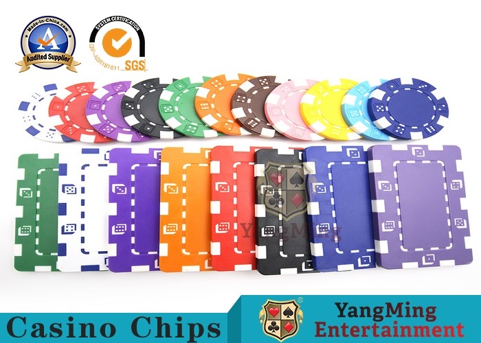 Buy cheap Customized 12g ABS Material Sticker Casino Poker Chips Jeton Yangming product