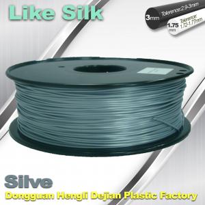 Buy cheap Imitation Silk Filament,Polymer Composites 3D Printer Filament  1.75 / 3.0 mm  Silver Color product