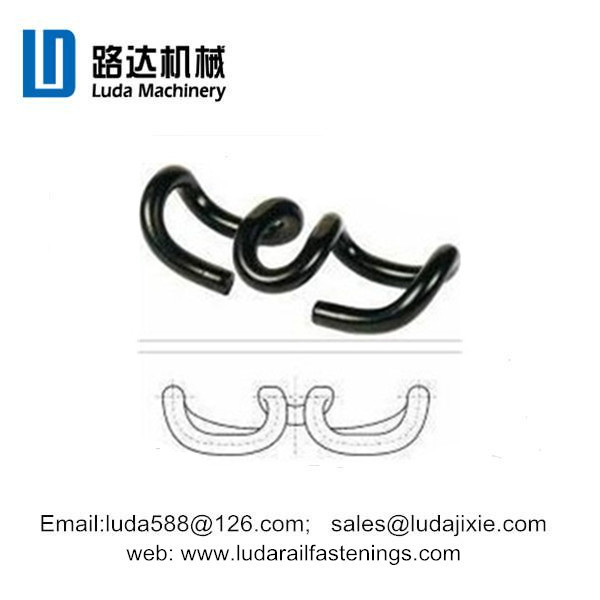 Buy cheap railroad parts W14 rail fastening system SKL railway fastening clip SKL14 tension clamp from wholesalers
