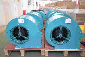 Buy cheap Three Phase 4 Pole Double Inlet Centrifugal Fan Forward 7 Inch Blade product