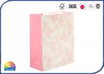 Buy cheap Glitter Powder Flower Paper Shopping Bags With Cotton Handle from wholesalers