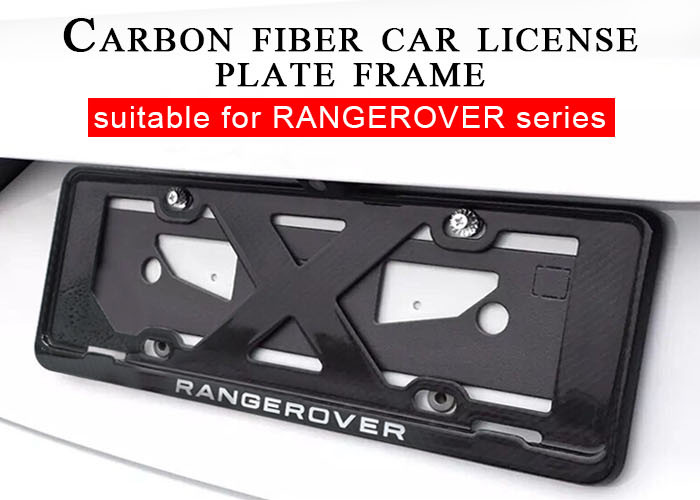 Buy cheap Super Light 100% Real Custom License Plate Frames Carbon Fiber from wholesalers