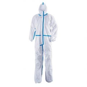 Buy cheap Lightweight Disposable Protective Clothing For Bacteria / Pesticides / Dust Prevention product