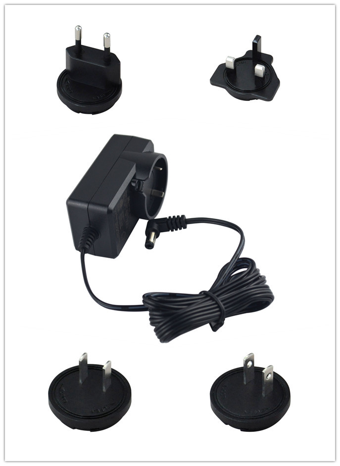 Buy cheap UKCA Approve Interchangeable Power Adapter 12W Output Black product