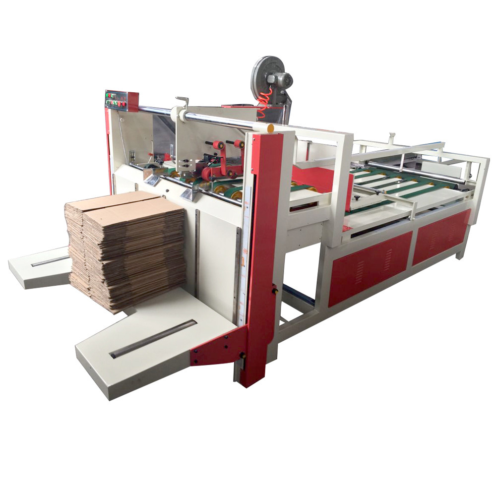 Buy cheap Mechanical Semi Auto Folder Gluer Machine For Small Carton Box Making Machine from wholesalers