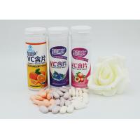 Fruit Flavor Vitamin C Effervescent Tablets Dietary Fiber Supplements