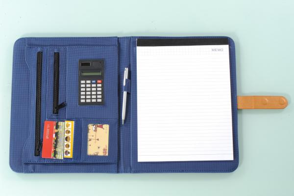 Quality business file folder with calculator for sale