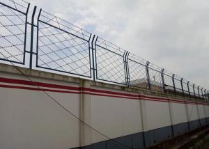 Buy cheap Military Welded Rhombus Razor Mesh Fence For Perimeter Protection product