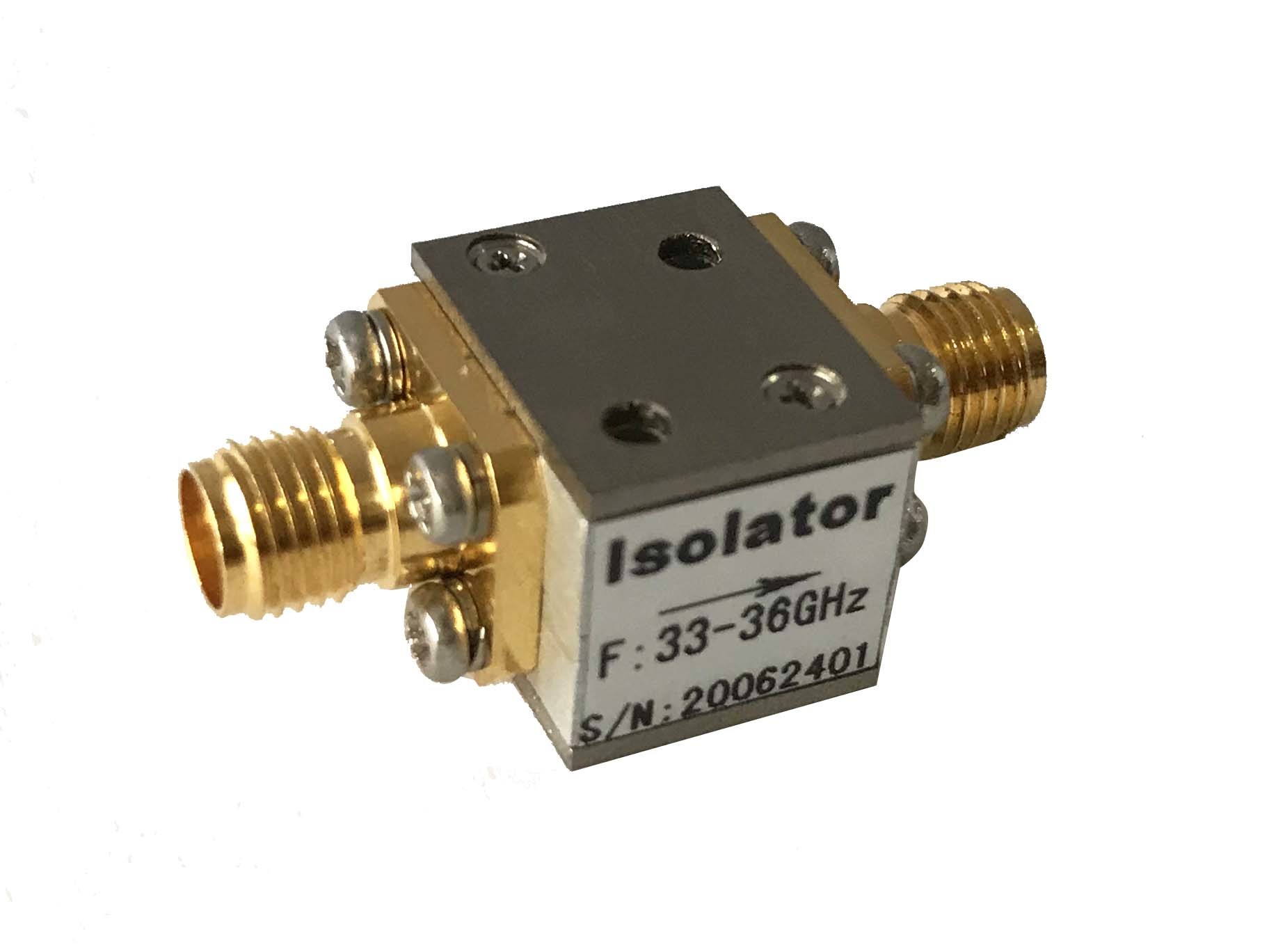 Buy cheap 33 To 36GHz Millimeter Wave Circulator Isolator 2.92mm Female Connector product