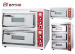 Buy cheap Restaurant Double Layer Pizza Deck Oven Stainless Steel With Timer from wholesalers