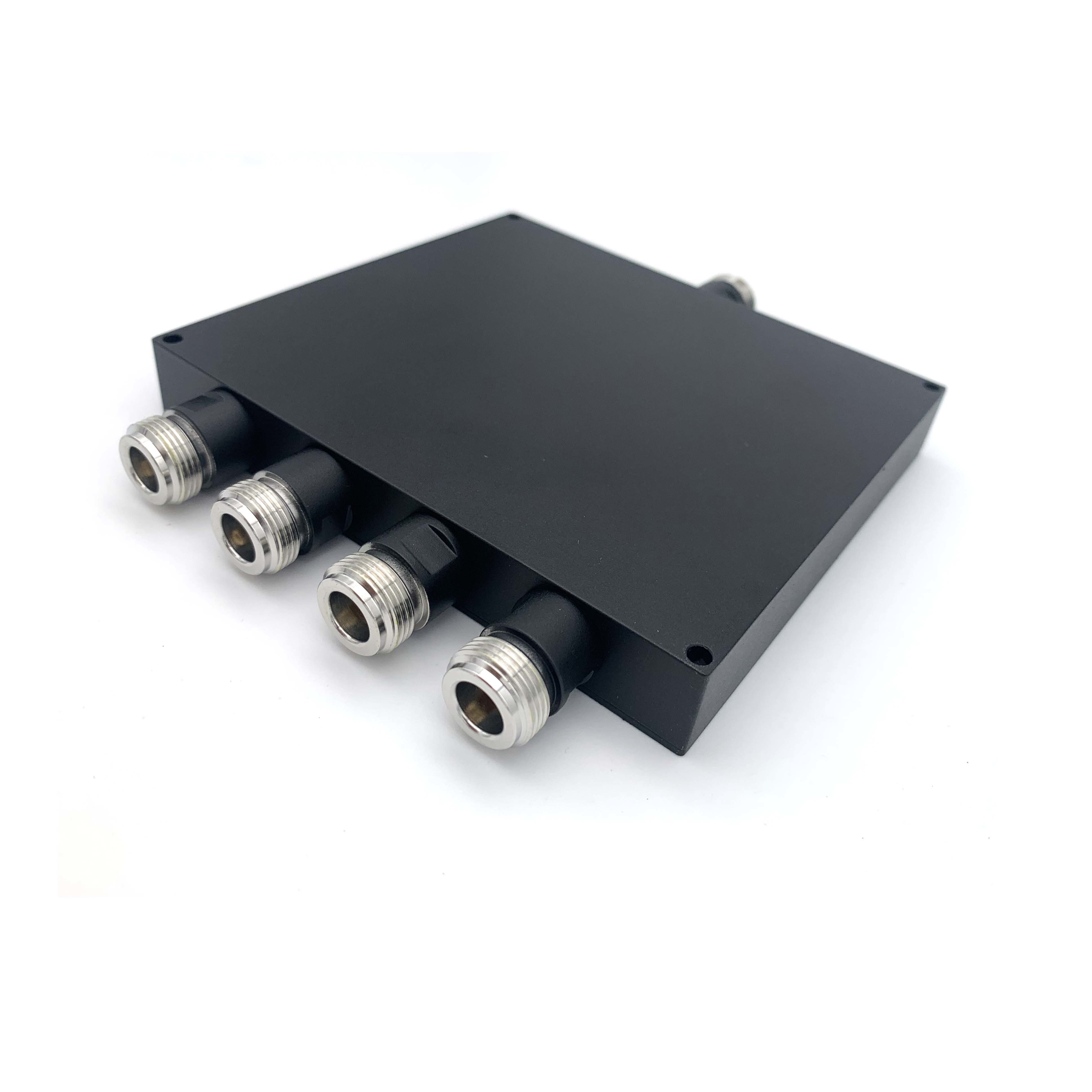 Buy cheap 4 Way 0.6GHz to 4GHz RF Power Divider N Type Connector Microwave product
