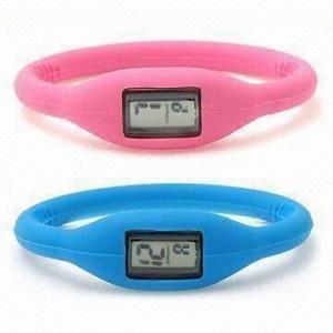 Buy cheap Sports Wristwatches, Made of 100% Silicone, Harmless to Body, Popular for Promotional Gifts product