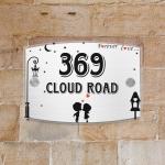 Buy cheap Arc Frosted Acrylic Word Signs Acrylic Door Signs For Children'S Playroom from wholesalers