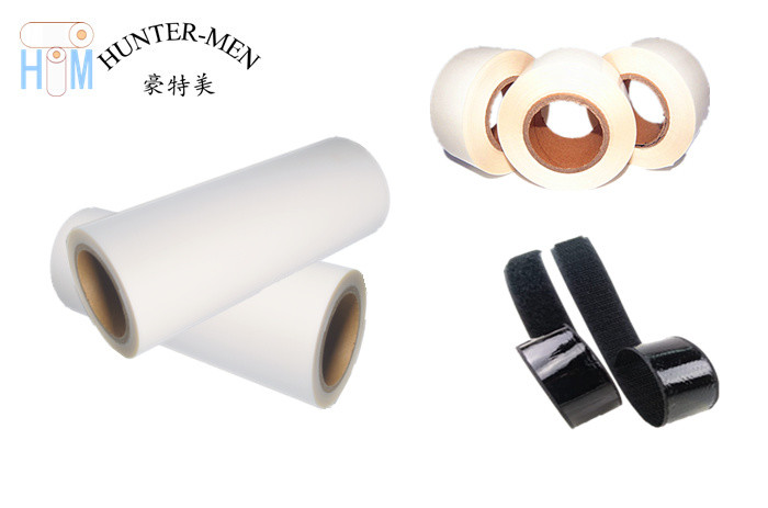 Buy cheap 150mic Transparent Thermal Adhesive Film Roll For Bonding Nylon Velcro from wholesalers