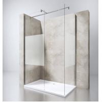 Buy cheap Easy Installed Frameless Walk in Glass Shower Screen with Stainless Steel product
