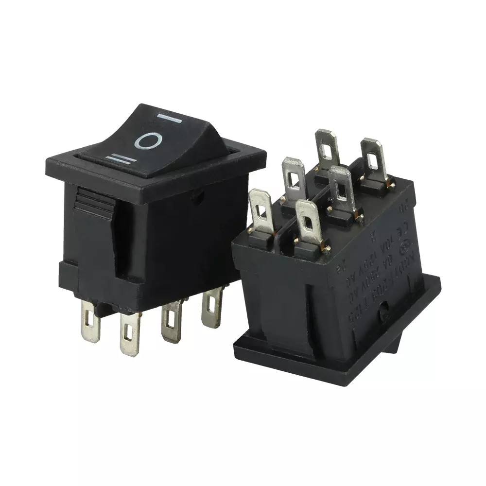 Buy cheap Black 3 Position On Off On Boat Rocker Switch 6 Pin Dpdt 10a 250v from wholesalers