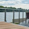 Buy cheap SS316 Material Exterior hand railing systems with solid rod design from wholesalers