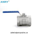 Buy cheap One Piece Threaded  SS Ball Valve PTFE Viton Seat Oil 1/8~4 from wholesalers