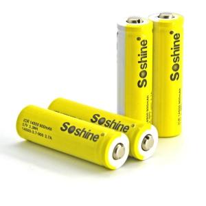 Buy cheap Soshine Battery 3.7v 900mAh 4  Li-ion 14500/AA product