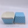 Buy cheap Customized Square Cupcake Liners Blue White Polka Dot Cupcake Wrappers Baking Cup Mold from wholesalers