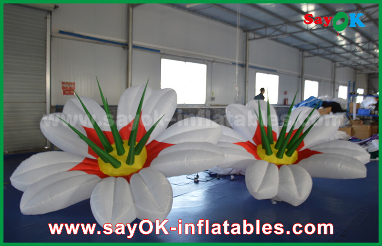 Buy cheap 190T Nylon Color Changeable Inflatable Flower Lighting Decoration For Wedding from wholesalers