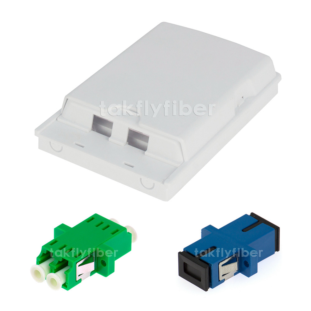 Buy cheap FTTH Wall Mounted Terminal Box 2 Ports ABS Box Outdoor Optical Distribution Box from wholesalers