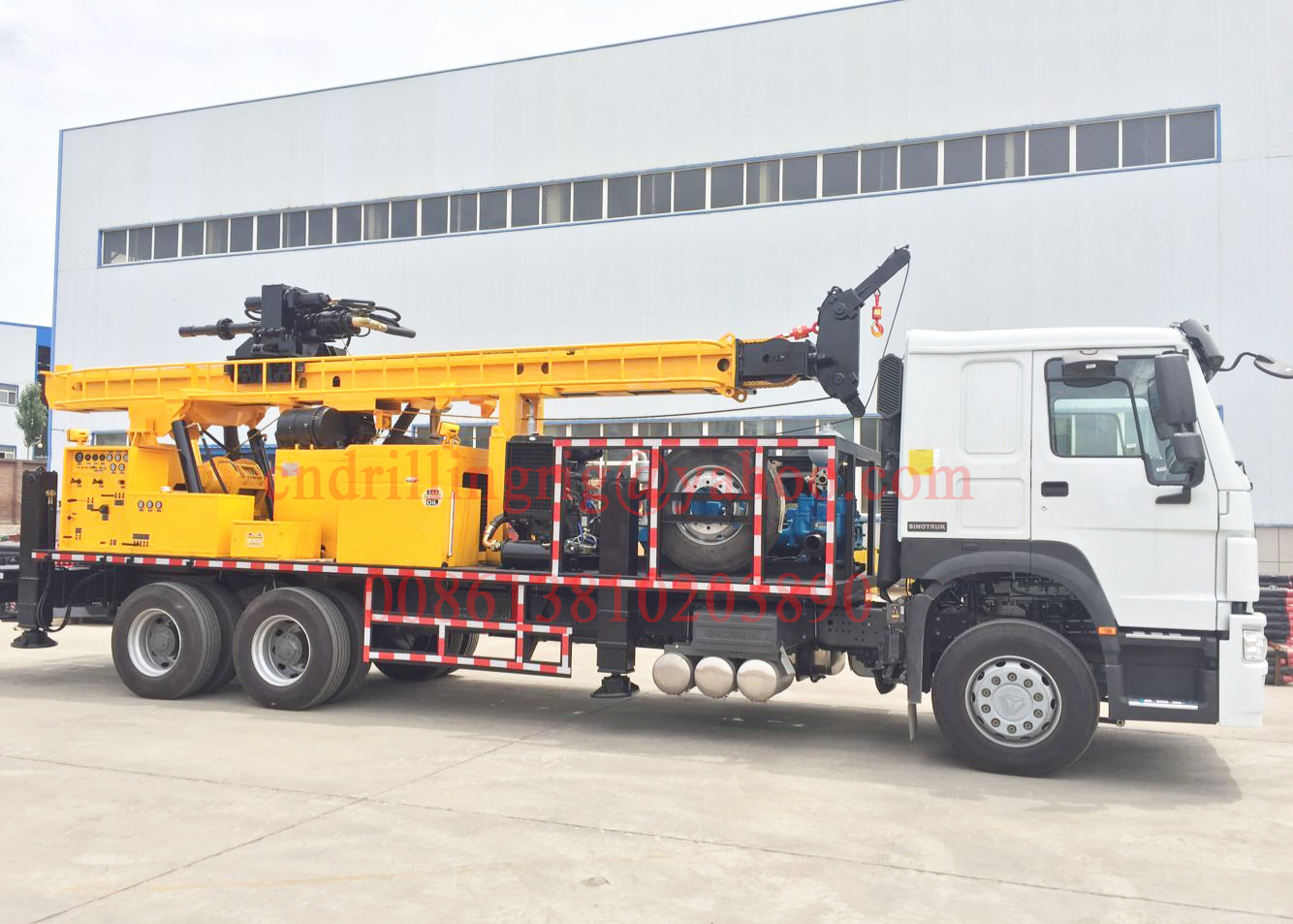 Buy cheap Rotary Mobile Borehole Drilling Machine , Truck Mounted Water Well Drilling Equipment from wholesalers