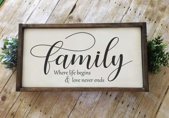 Buy cheap Lightweight Personalised Family Wooden Plaques With Quotes ISO Approved product