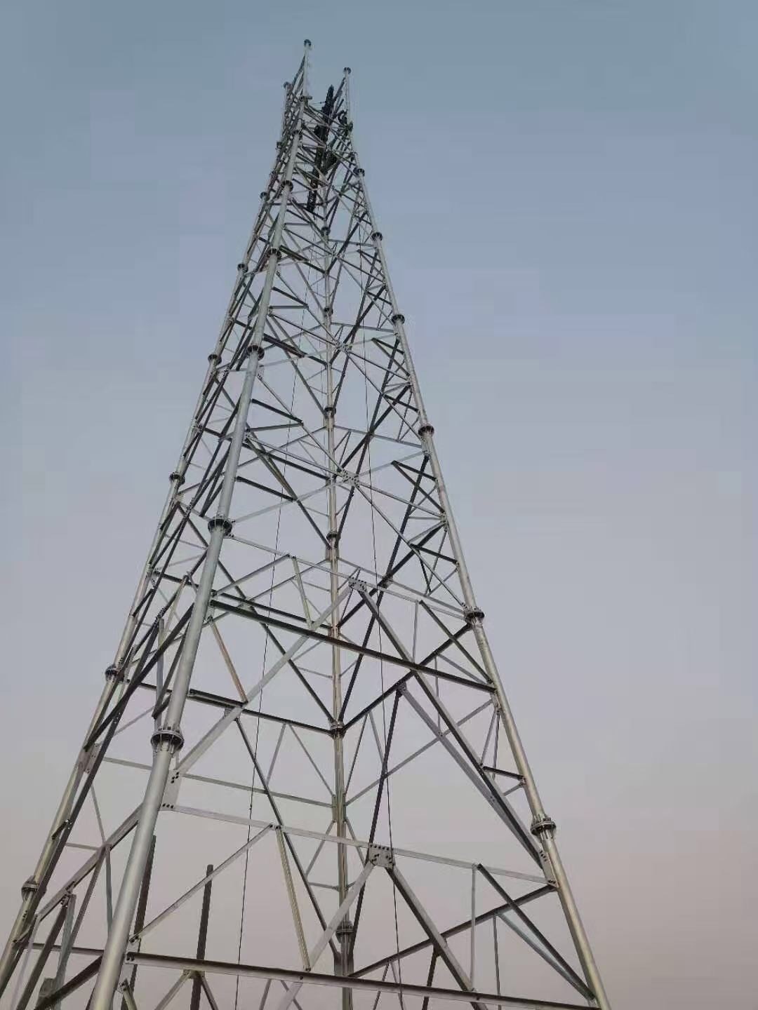 Buy cheap OEM Angle Steel 40m Self Standing Antenna Tower product