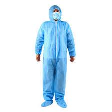 Buy cheap Disposable Non Woven Polyethylene Isolation Gown Yellow Blue In Stock product