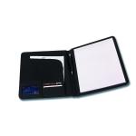 Buy cheap Black Color A4 Portfolio Folder / Business Leather A4 Document Holder from wholesalers