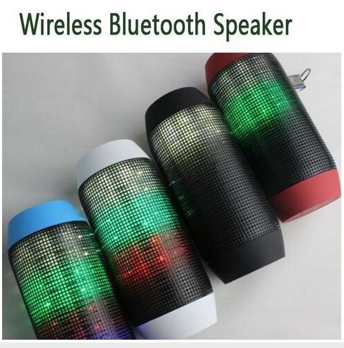 Quality Mini Wireless Bluetooth Pulse Speaker Support NFC Subwoofer Colorful 360 LED lights U-disk for sale