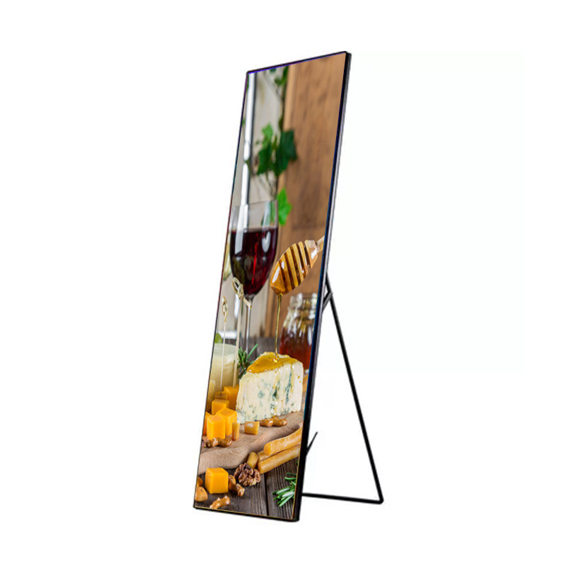 Buy cheap P2.5 Smart Led Poster Display 1100cd 280*210mm For Indoor Shopping Mall product