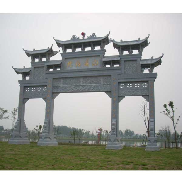 Buy cheap Outdoor Granite Stone Carving Large Archway Village Door Building Ancient Sculpture from wholesalers