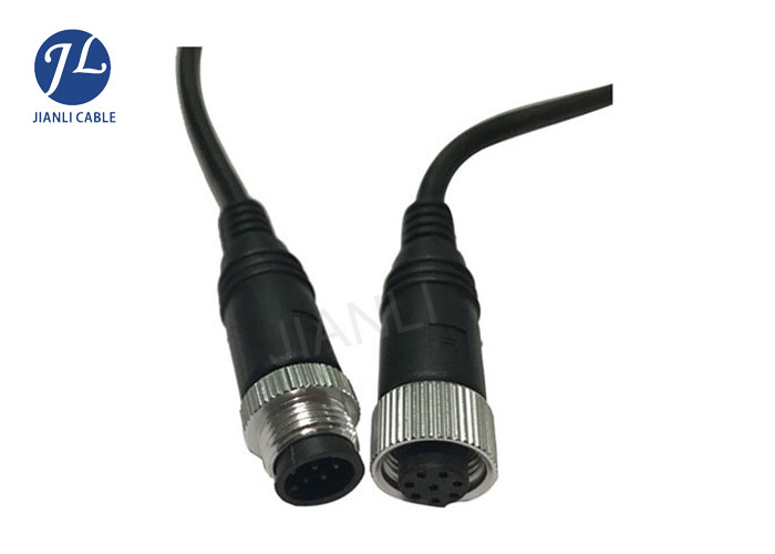 Buy cheap Custom M12 Extension Cable With 8 Pin Male To Female Waterproof Connector product