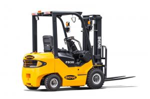 Buy cheap diesel forklift with 6600lbs capacity isuzu engine 3ton lift truck with hydraulic transmission product
