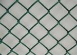 Buy cheap 1.8 X 15m 50x50mm Diamond Green Plastic Chain Link Fencing 1.6mm Galvanised Chain Wire Fencing from wholesalers