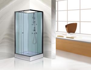 Buy cheap Free Standing Square Corner Shower Stall Kits SGS ISO9001 Certification product